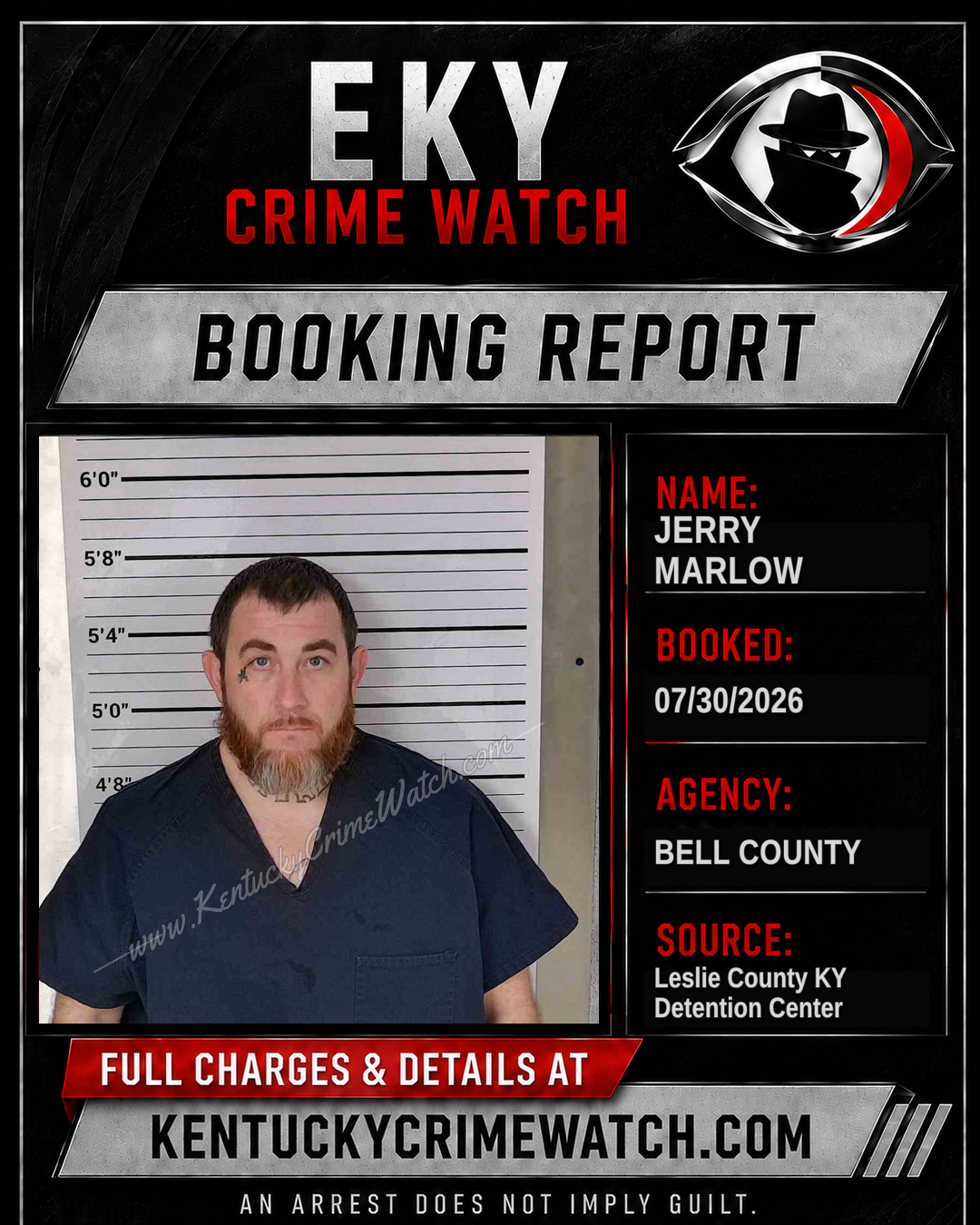 JERRY MARLOW booking image