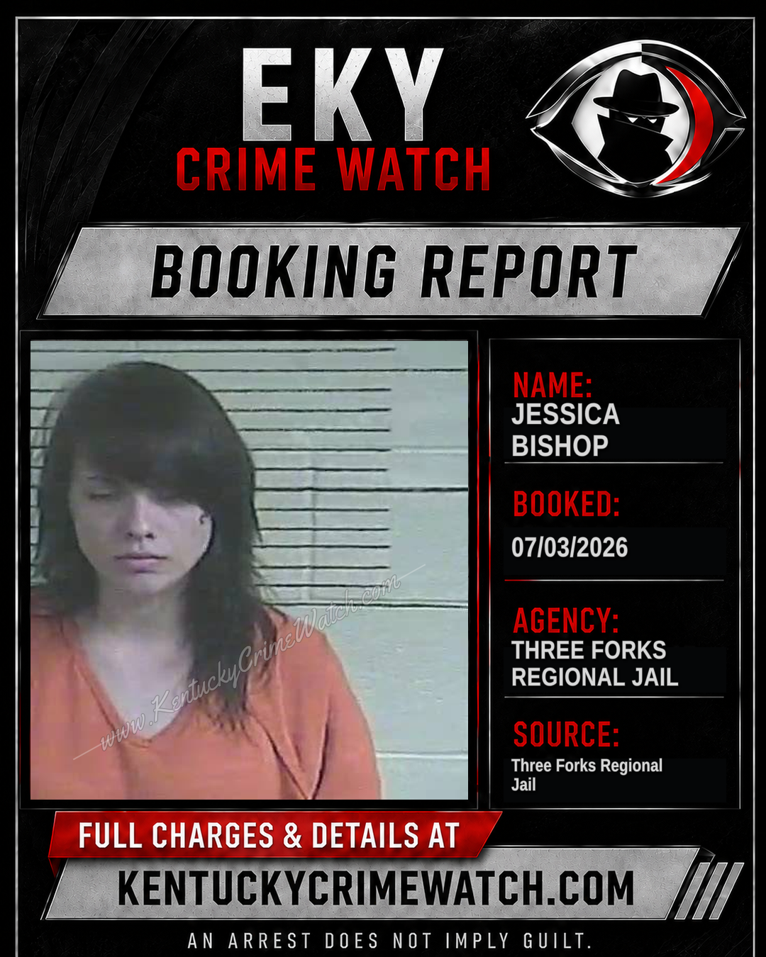 Jessica Bishop booking image