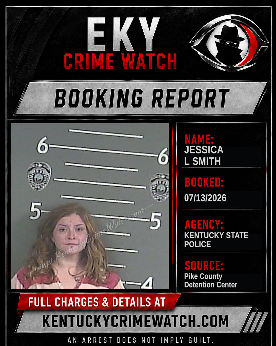 JESSICA L SMITH booking image