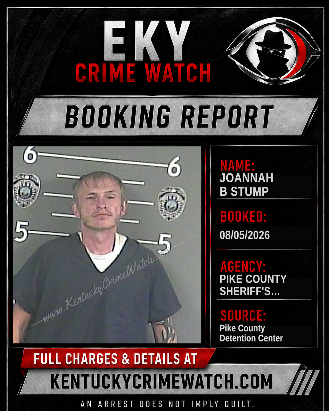 JOANNAH B STUMP booking image