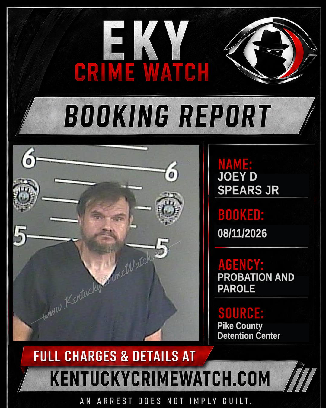JOEY D SPEARS JR booking image