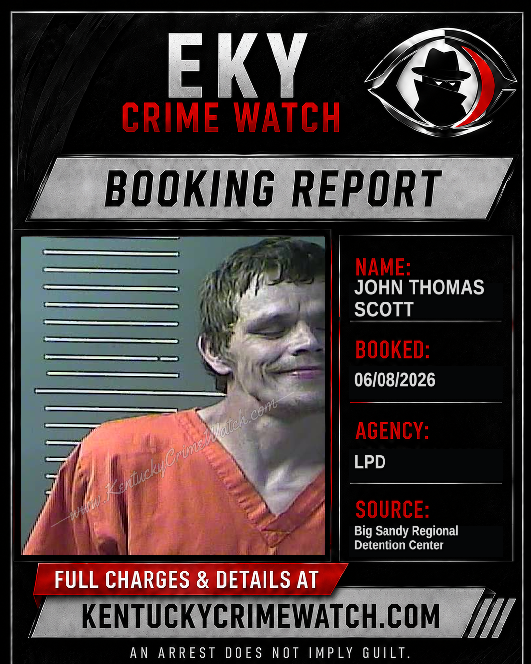 JOHN THOMAS SCOTT booking image
