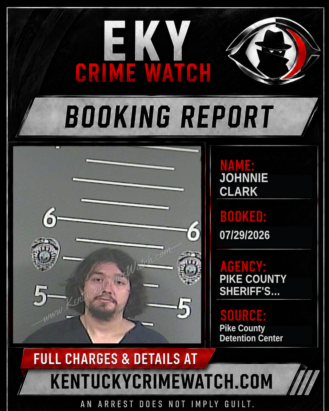 JOHNNIE CLARK booking image
