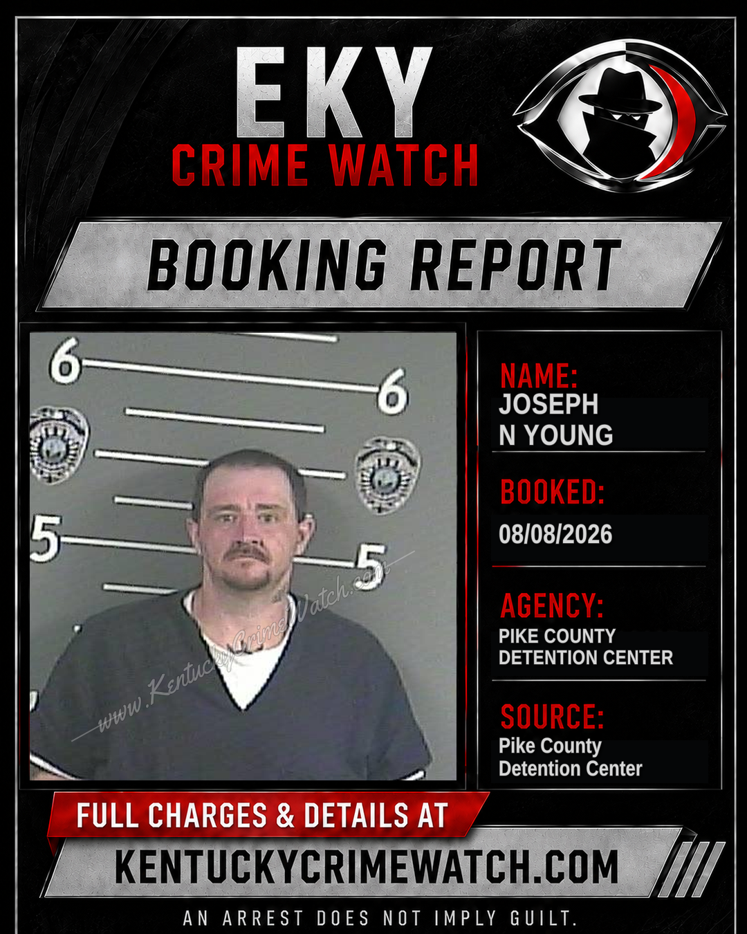 JOSEPH N YOUNG booking image