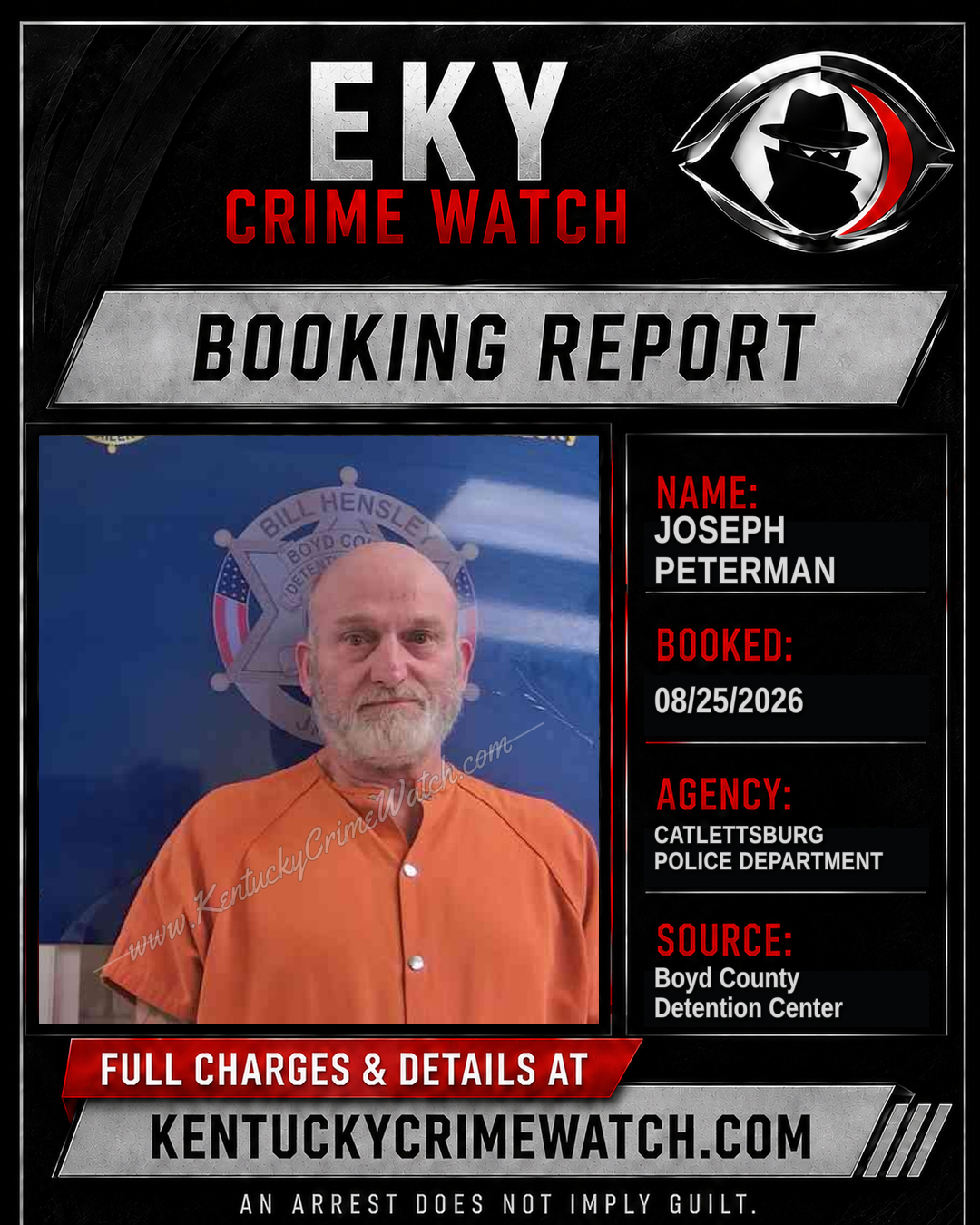 JOSEPH PETERMAN booking image