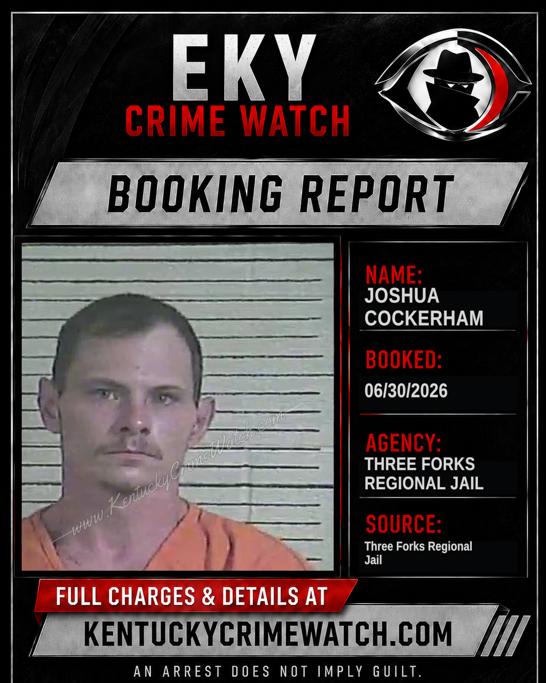 Joshua Cockerham booking image
