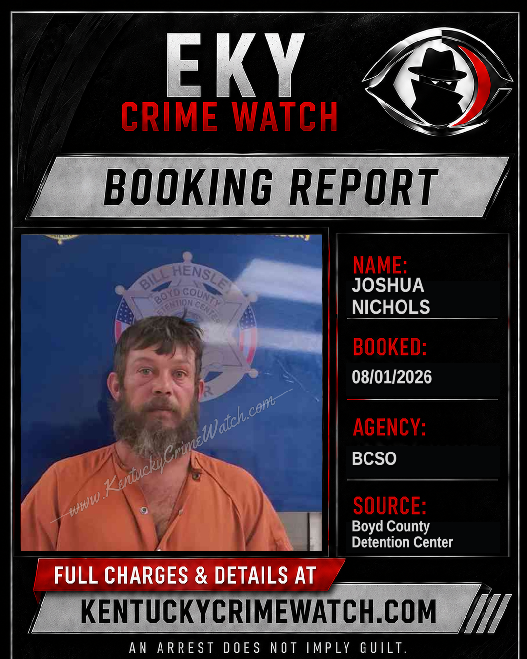 JOSHUA NICHOLS booking image