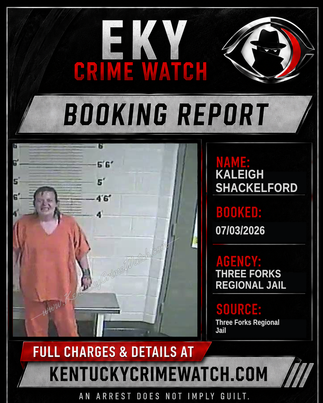 Kaleigh Shackelford booking image