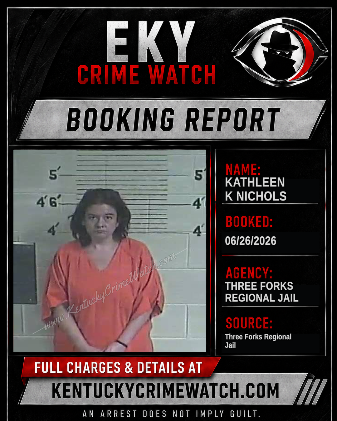 Kathleen K Nichols booking image