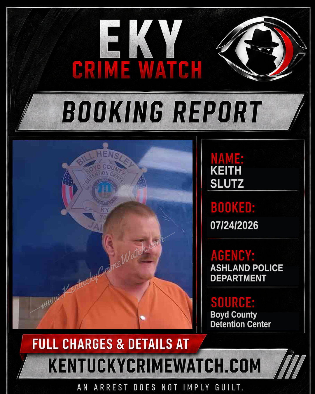 KEITH SLUTZ booking image