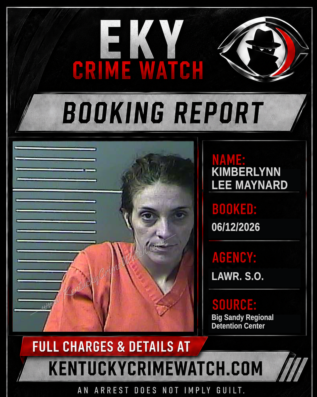 KIMBERLYNN LEE MAYNARD booking image