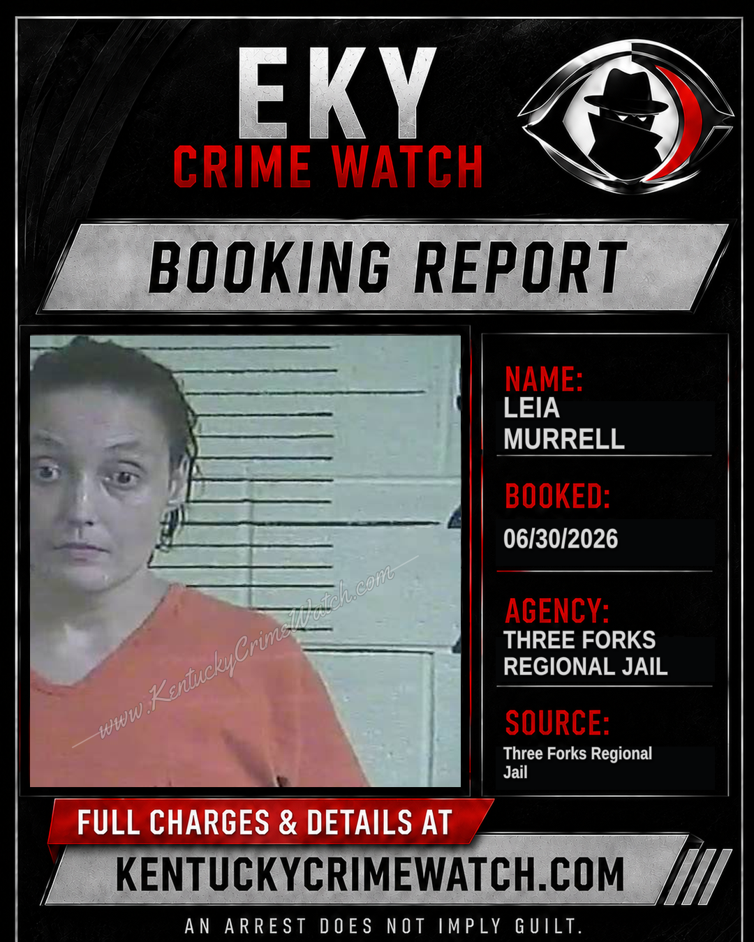 Leia Murrell booking image
