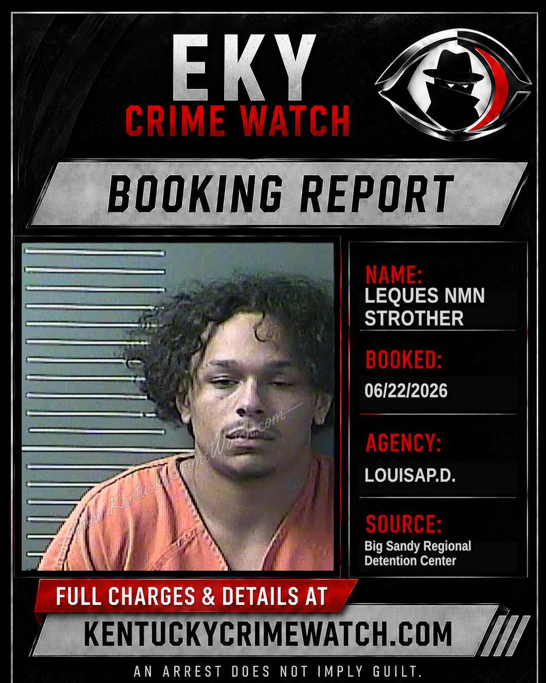 LEQUES NMN STROTHER booking report card