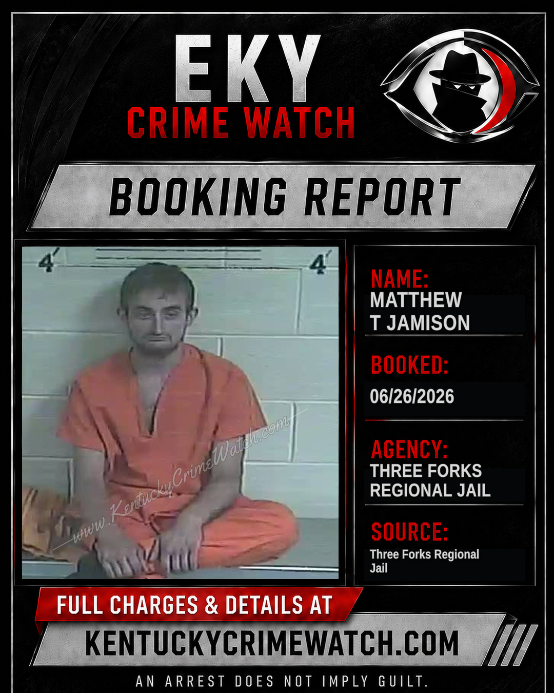 Matthew T Jamison booking image