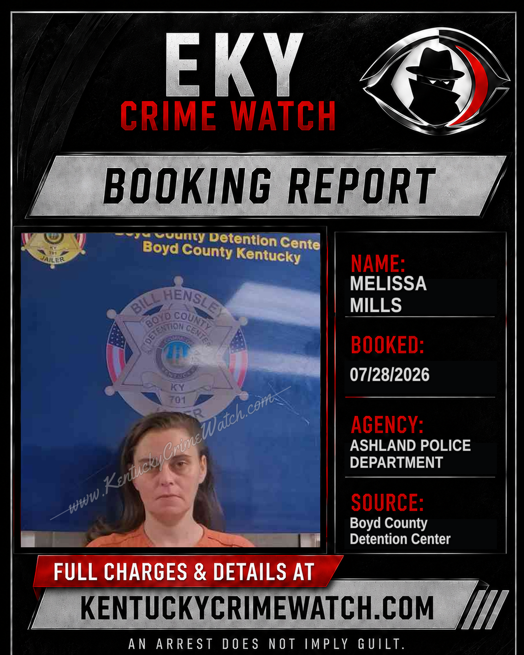 MELISSA MILLS booking image
