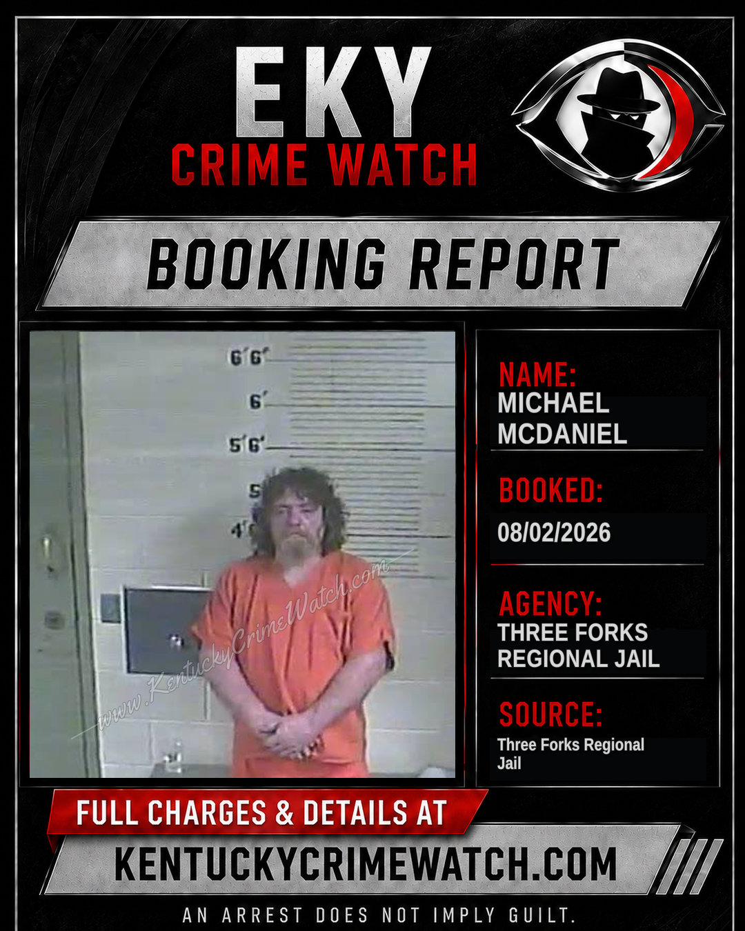 Michael McDaniel booking image