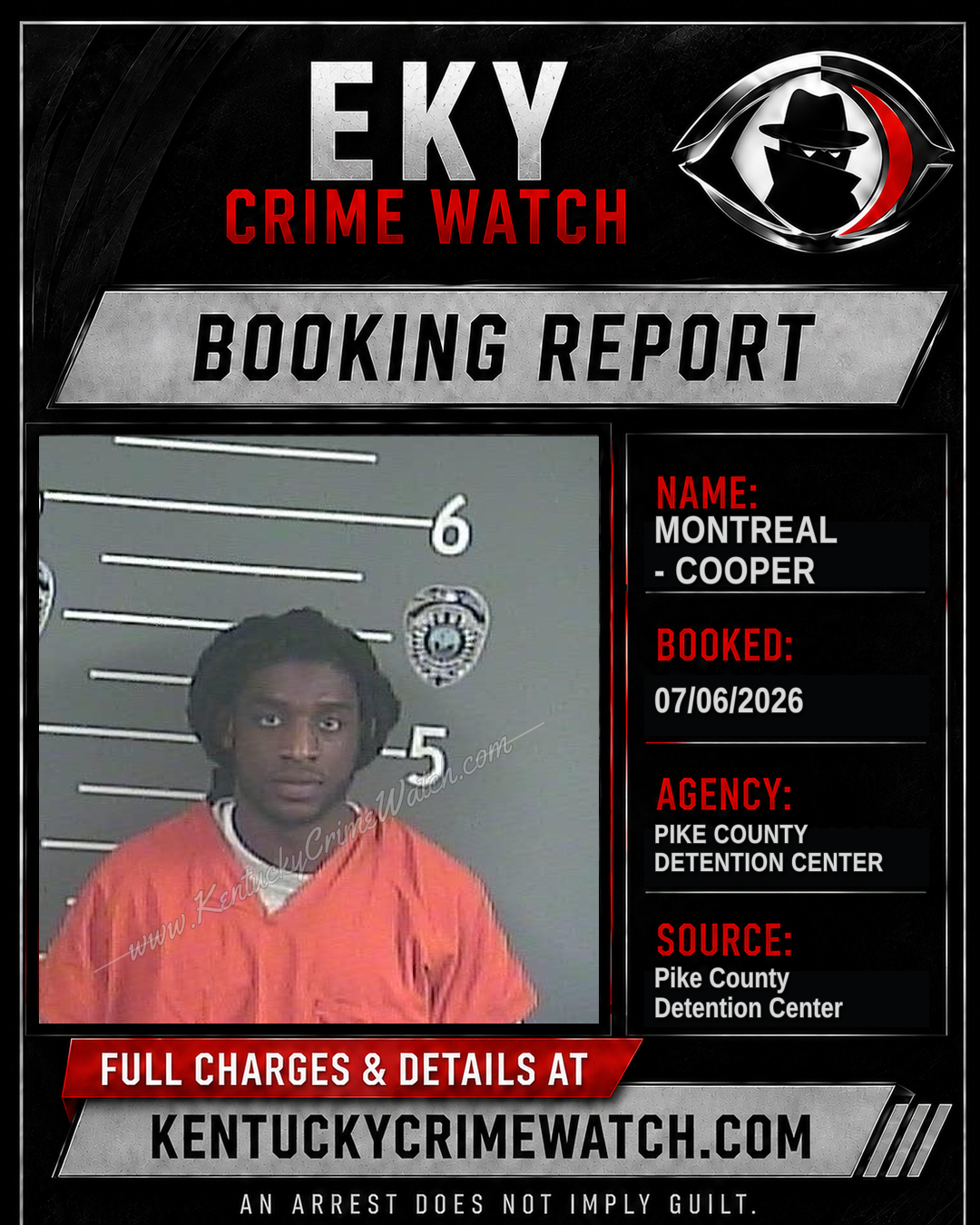 MONTREAL - COOPER booking report card