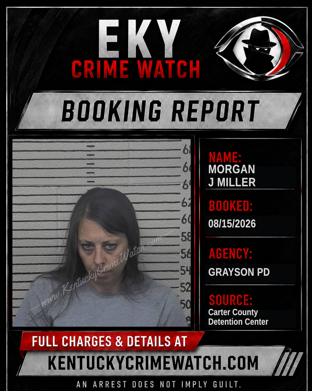 MORGAN J MILLER booking image