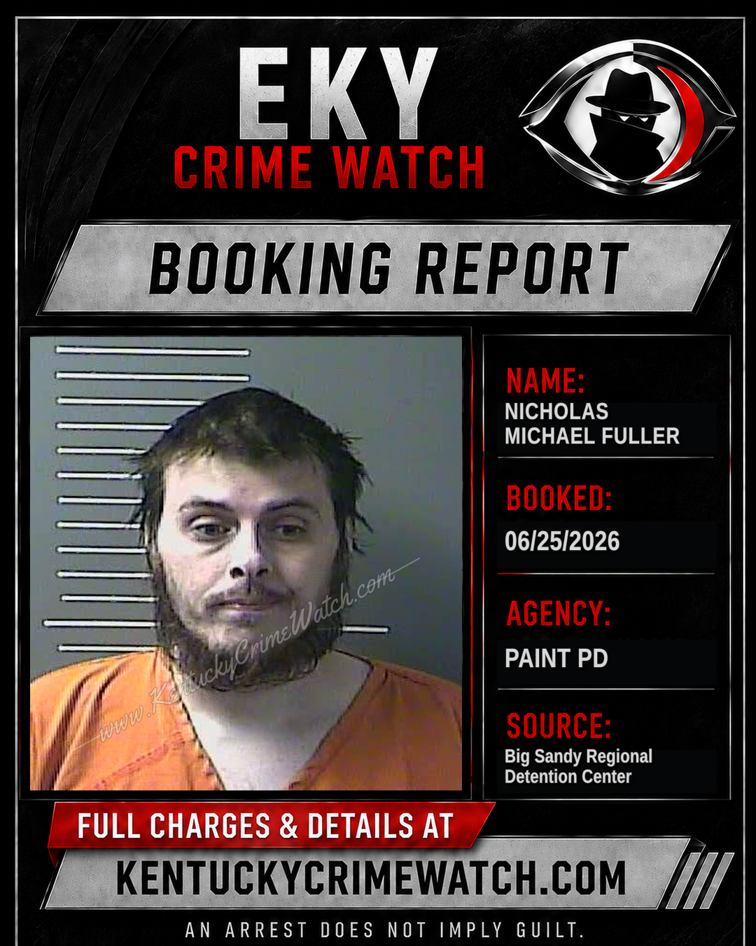 NICHOLAS MICHAEL FULLER booking image