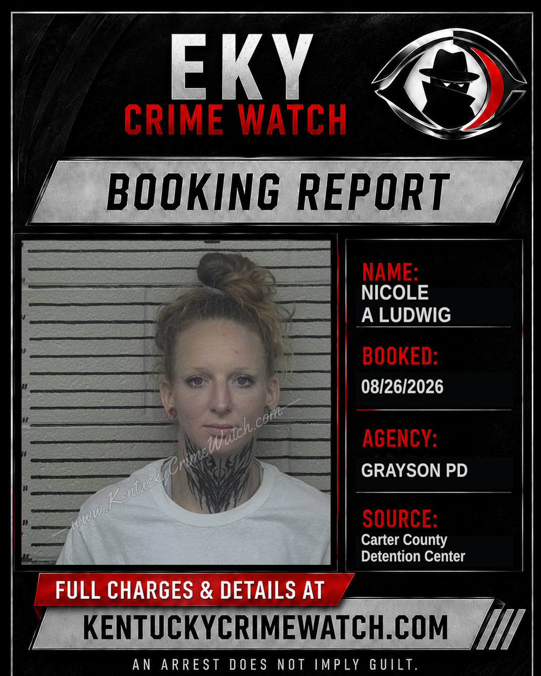 NICOLE A LUDWIG booking image