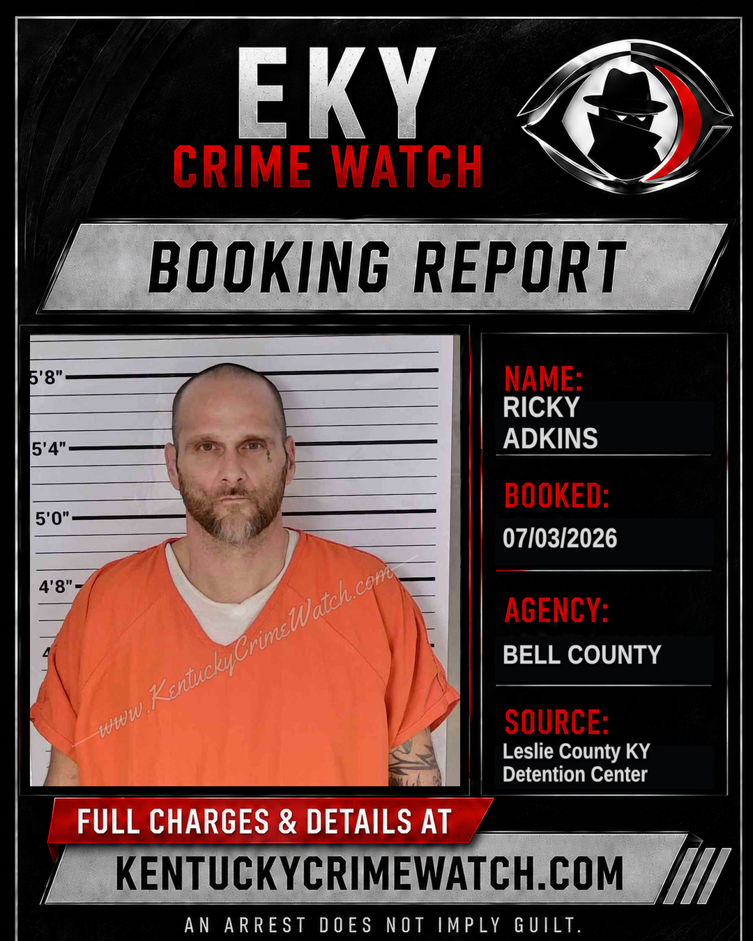 RICKY ADKINS booking image