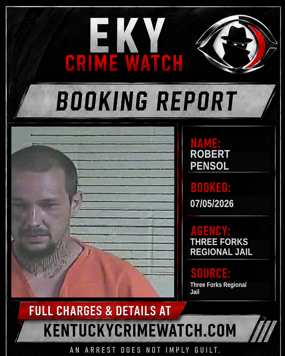 Robert Pensol booking image