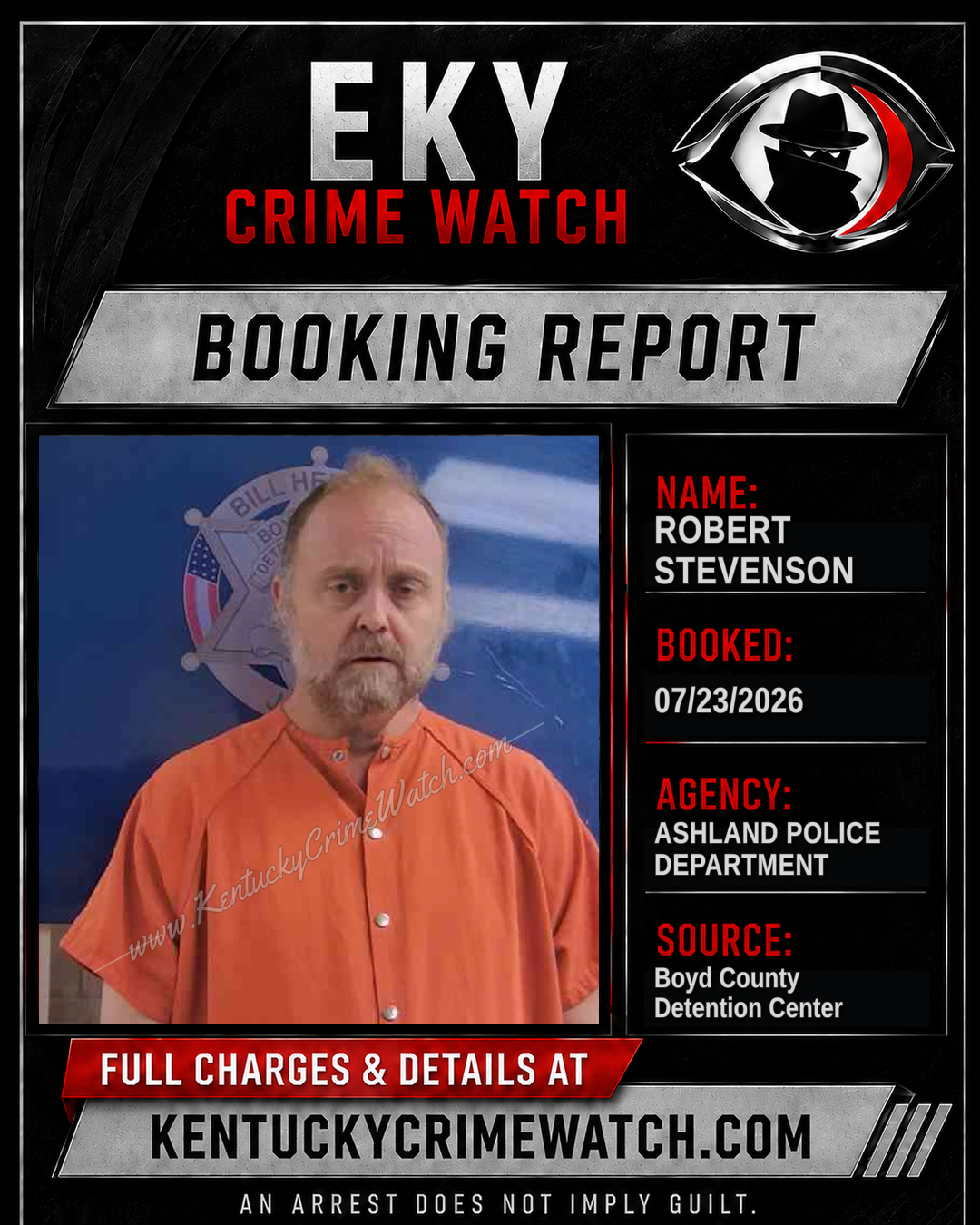 ROBERT STEVENSON booking image