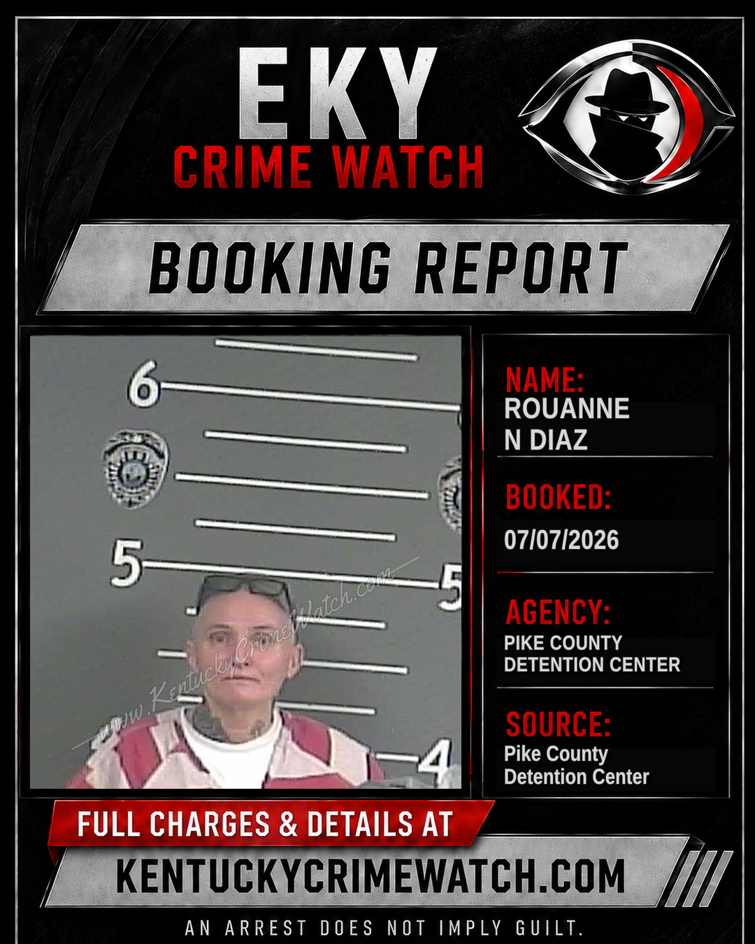 ROUANNE N DIAZ booking image