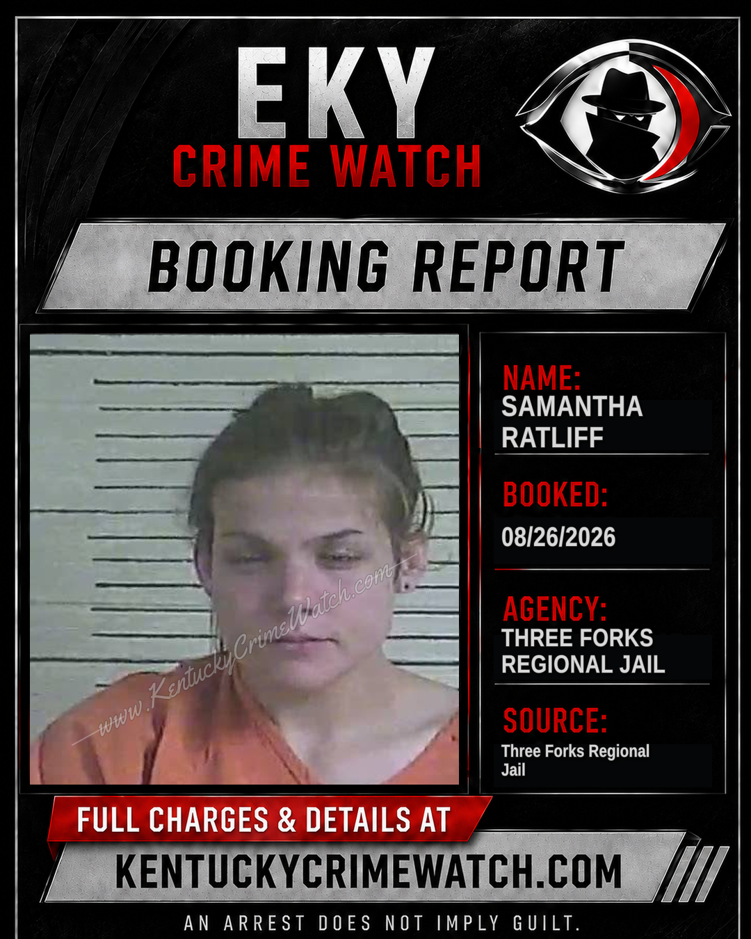 Samantha Ratliff booking image