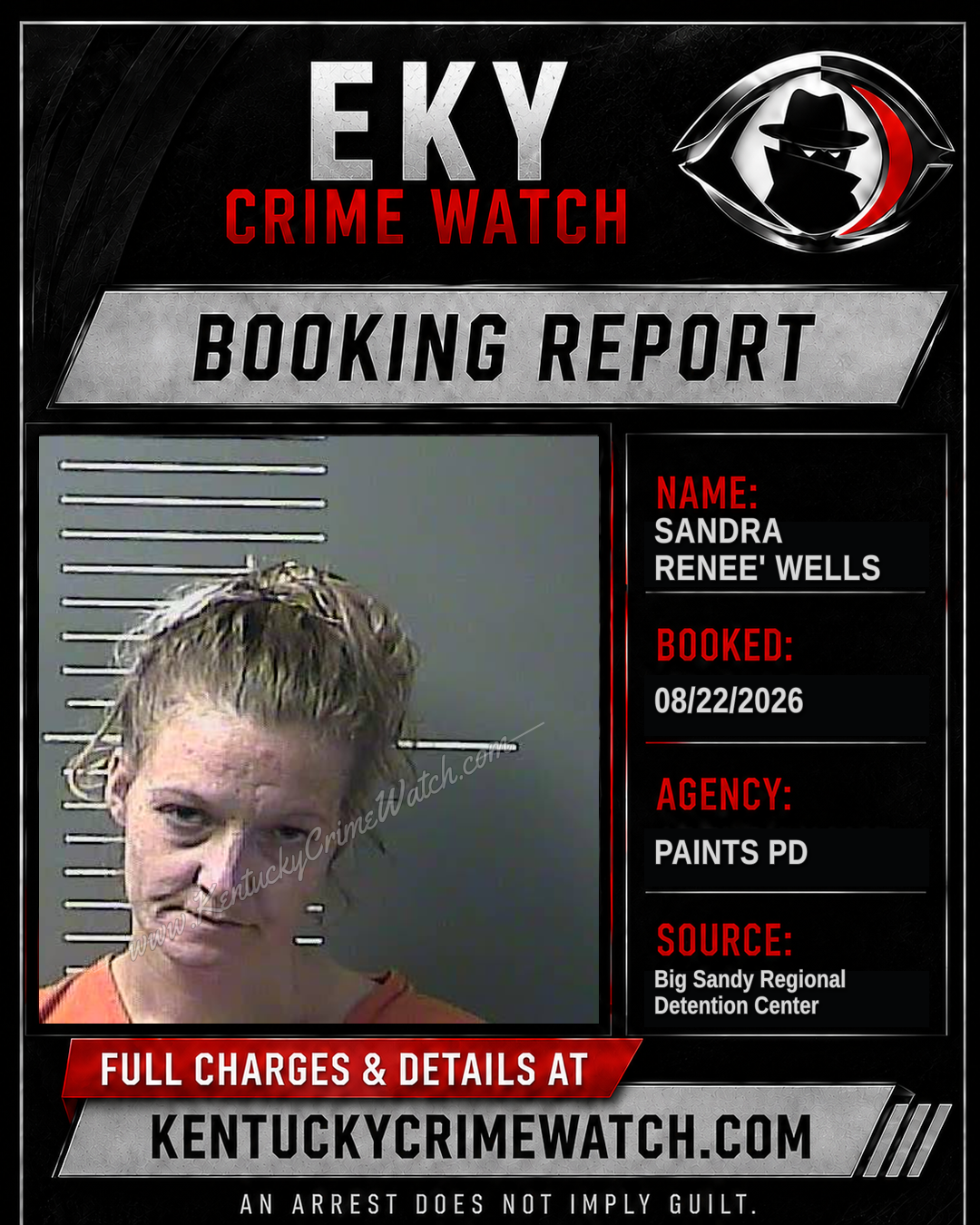 SANDRA RENEE' WELLS booking image