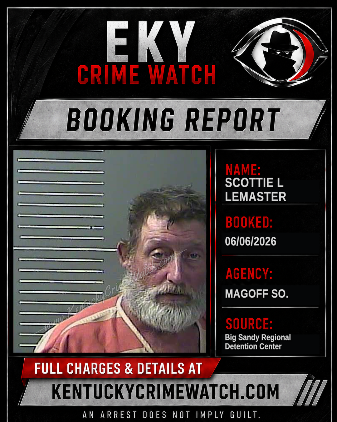 SCOTTIE L LEMASTER booking image