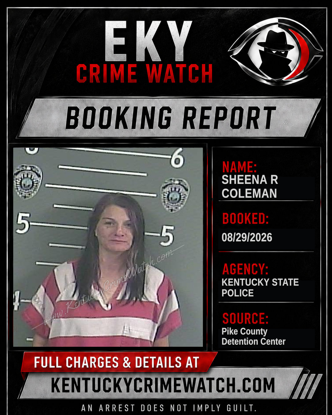 SHEENA R COLEMAN booking image