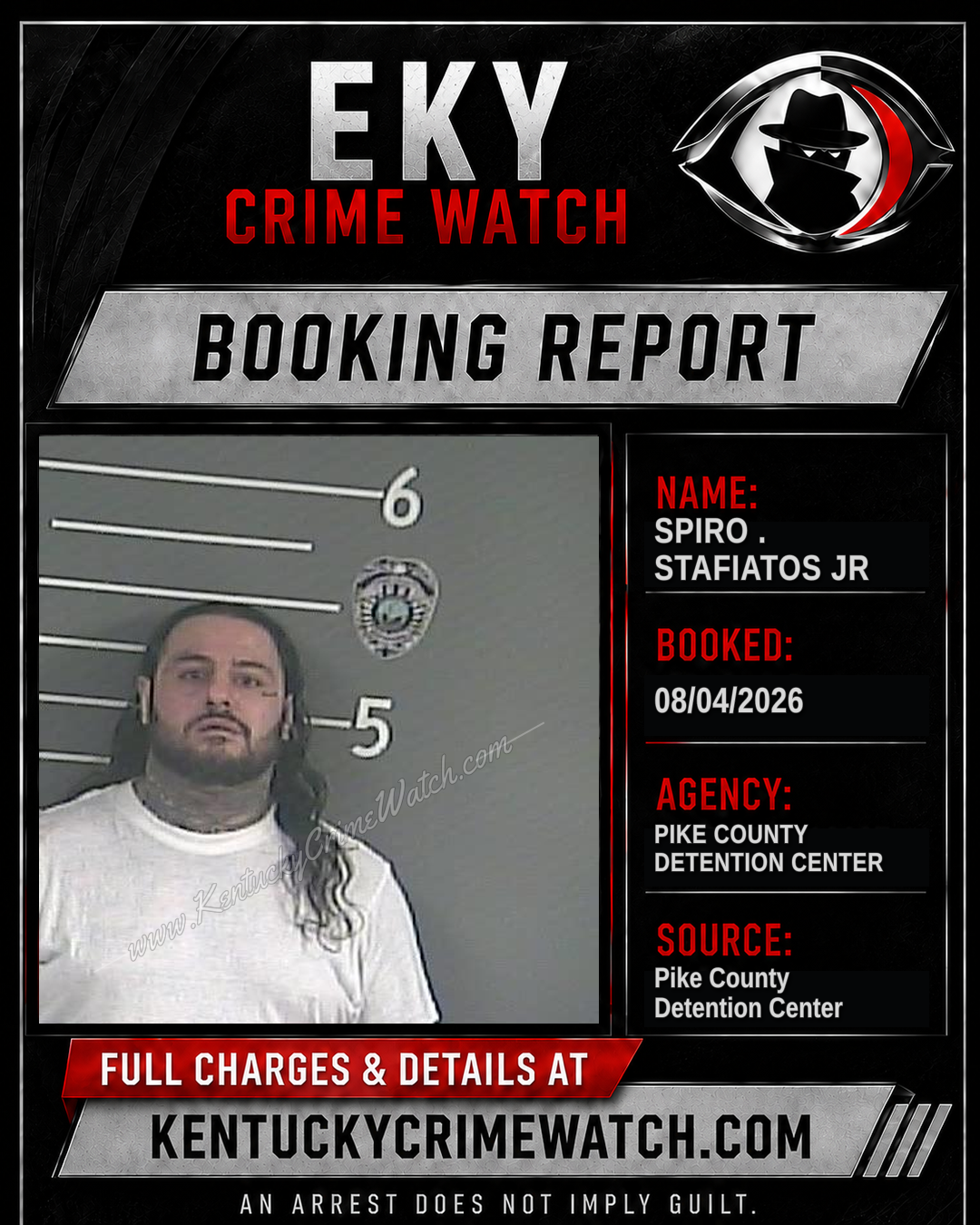 SPIRO . STAFIATOS JR booking image