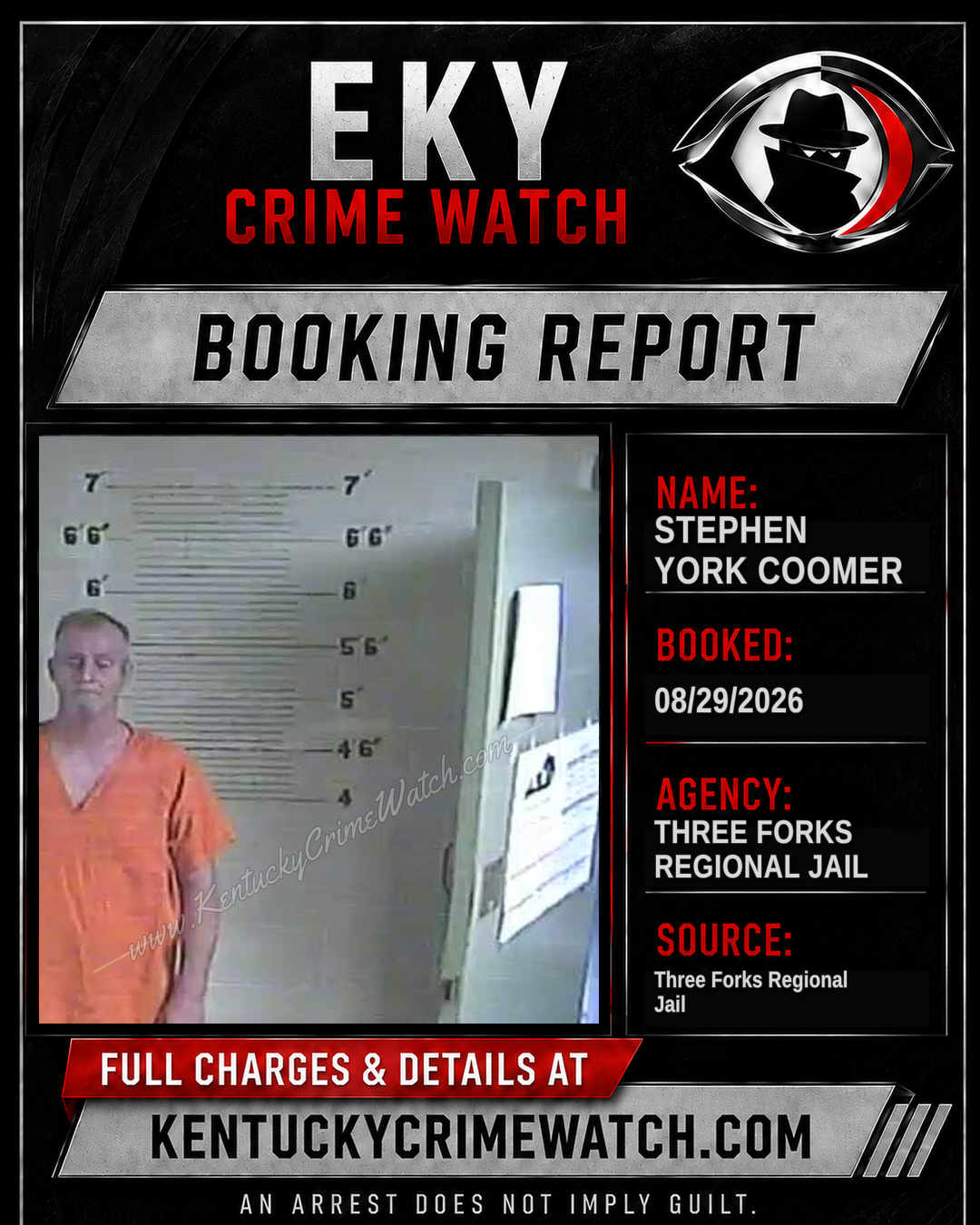 Stephen York Coomer booking image