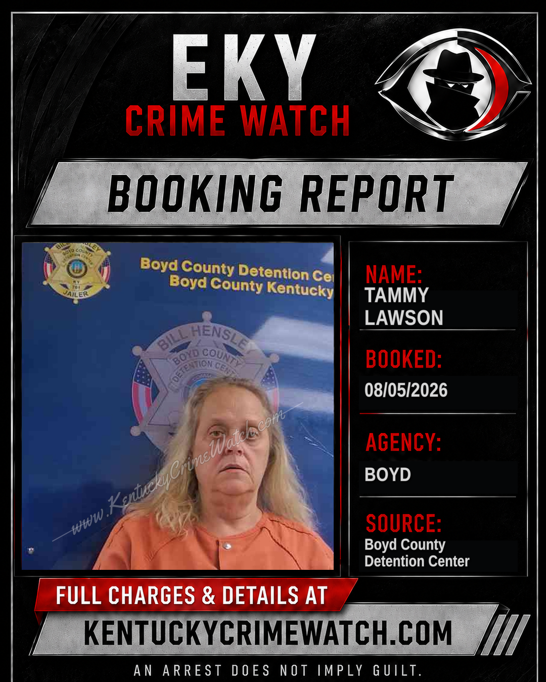 TAMMY LAWSON booking image