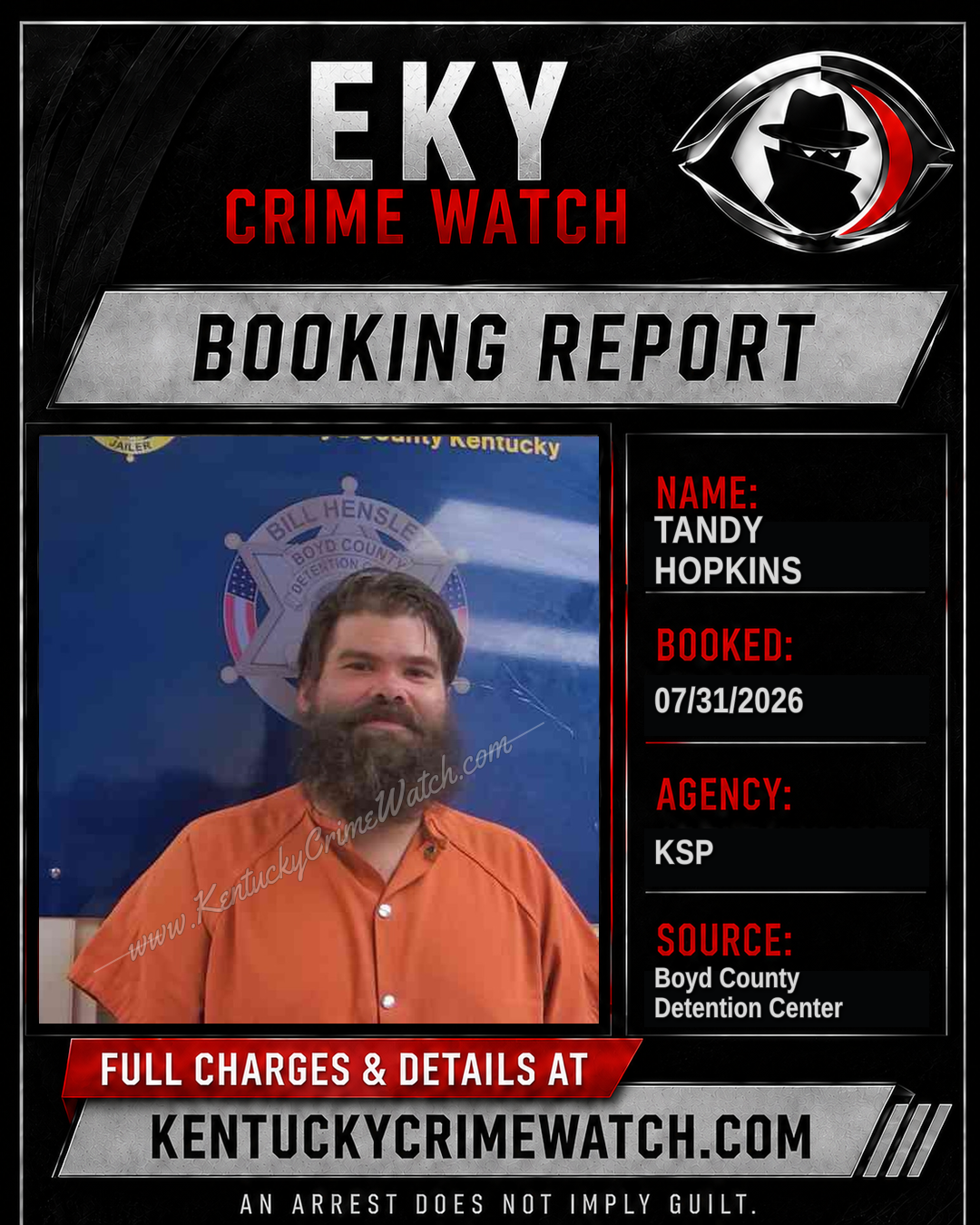 TANDY HOPKINS booking image