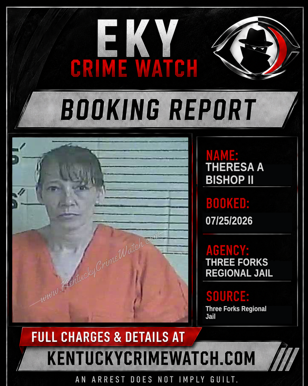 Theresa A Bishop II booking image
