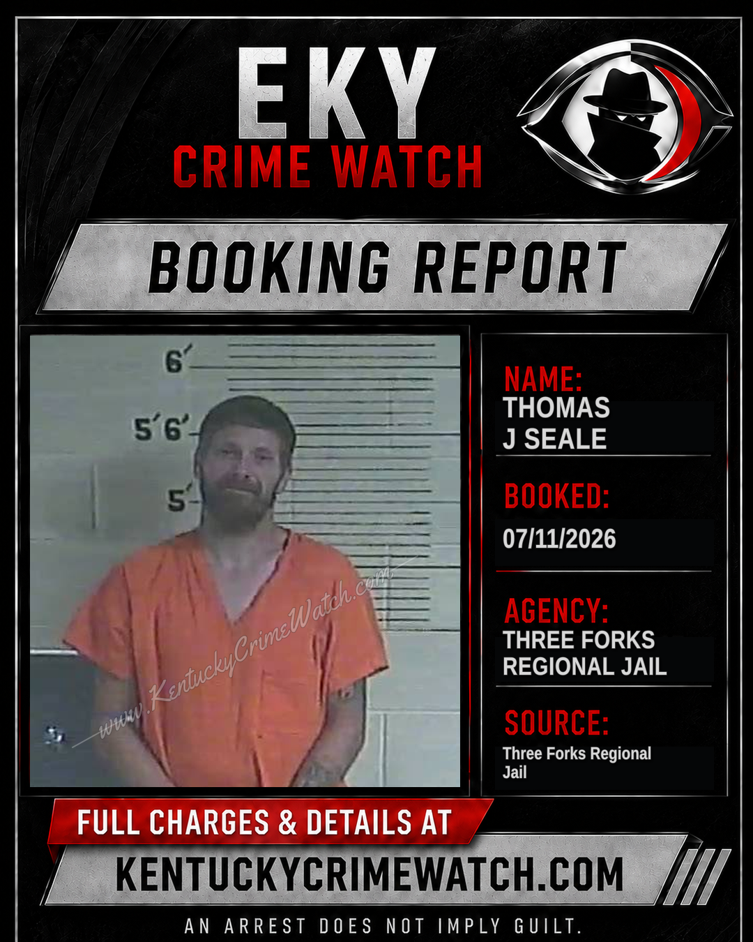 Thomas J Seale booking image