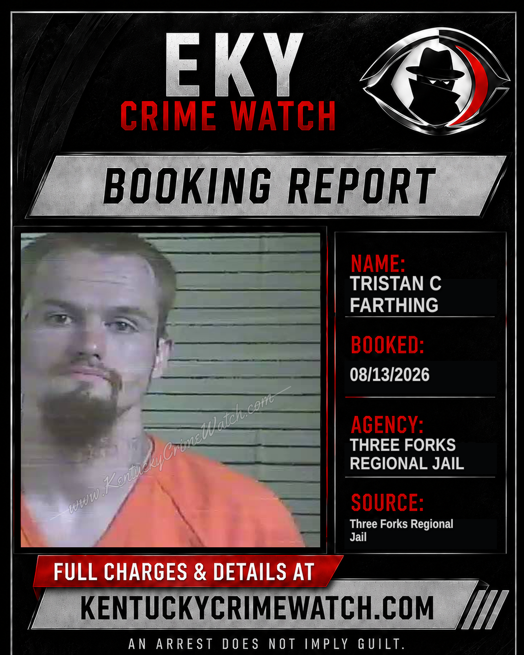Tristan C Farthing booking image