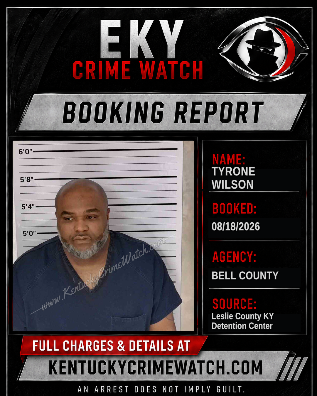 TYRONE WILSON booking image