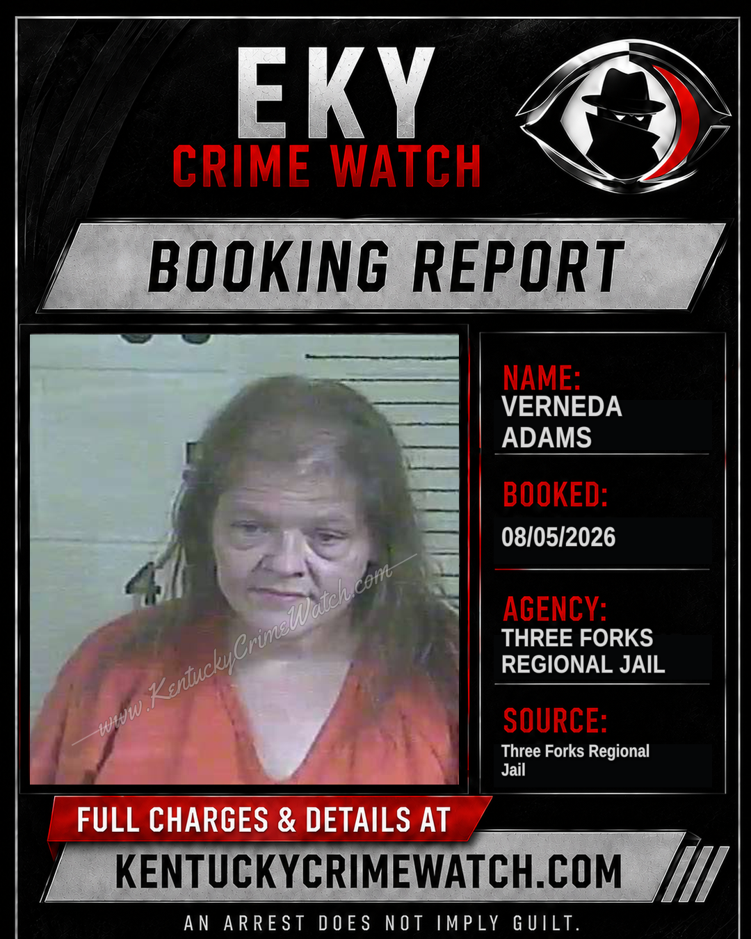 Verneda Adams booking image