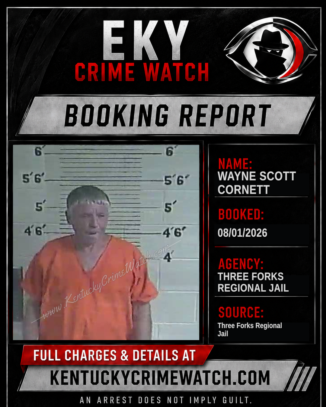 Wayne Scott Cornett booking image