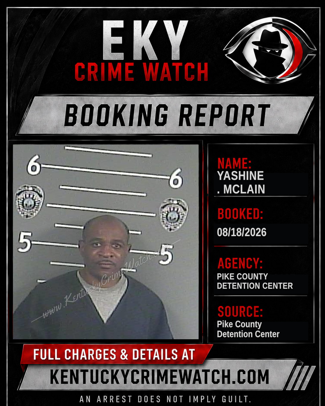 YASHINE . MCLAIN booking image